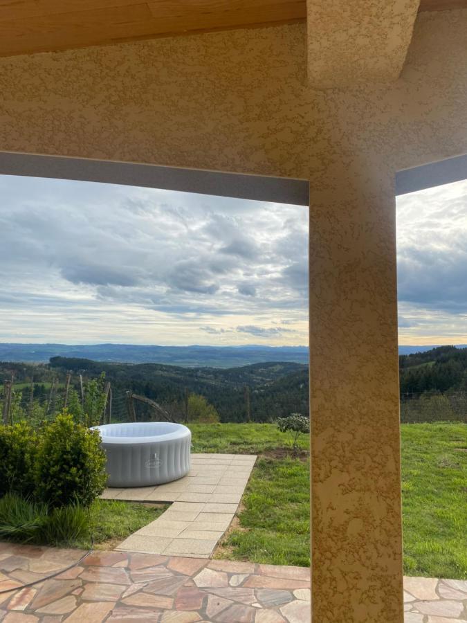 Vue Panoramique & Jacuzzi Prive Villa Saint-Hilaire  Buitenkant foto